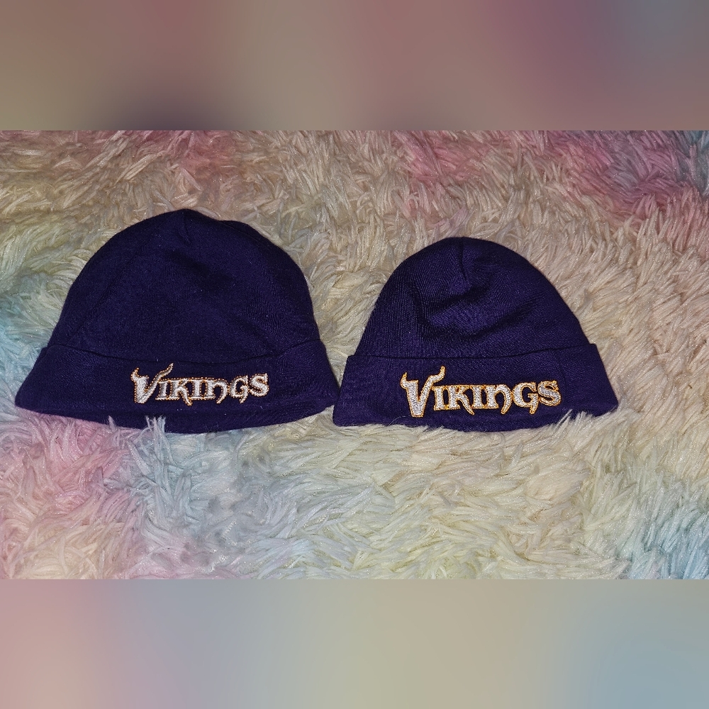 Minnesota Vikings Beanie Hats. Infant